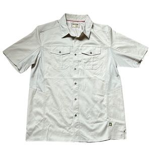 Lake and Trail‎ Men's Outdoor Short Sleeve Button Up Shirt Sz Large